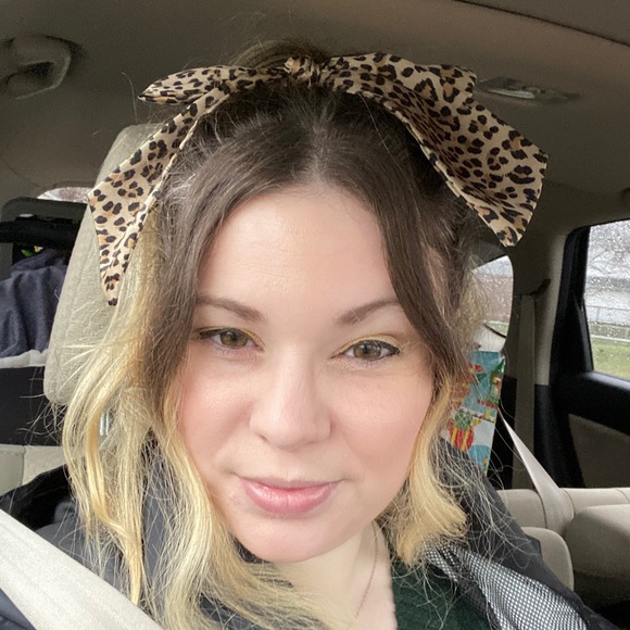 NWT J. Crew Leopard Satin Scrunchie With Bow - Picture 7 of 7